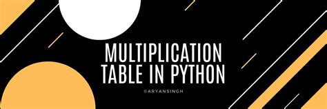 Image result for Multiplication Table Code in Python