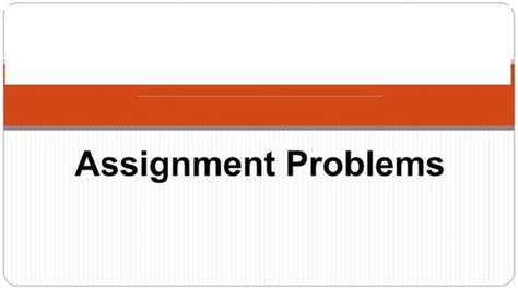 Toradh íomhá ar Assignment Problem Animation Images