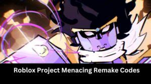 Image result for Project Menacing Redeem Codes