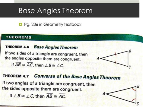 Image result for Sufficient Base Angles Theorem