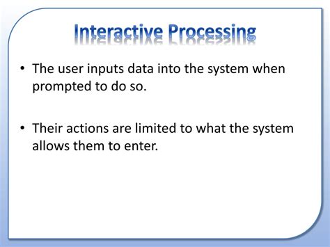 Image result for Interactive Processing In Computer