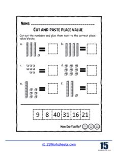 Image result for 2-Digit Place Value Representation Worksheet