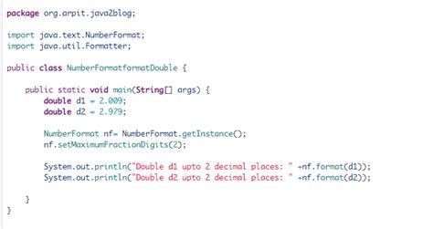 Image result for Format Double To 2 Decimal Places Java