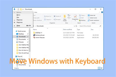 Image result for Move Window with Keyboard