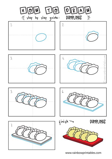Image result for How to Draw a Dumpling