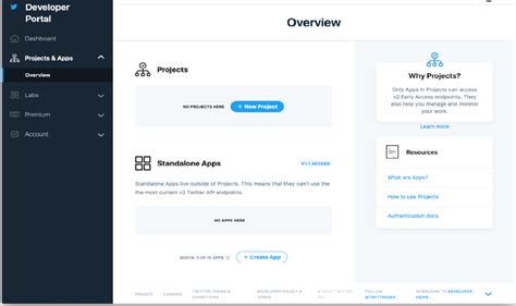 Image result for Twitter Developer Account Creation Sample Screenshot