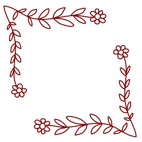 Toradh íomhá ar Simple Flower Line Pattern