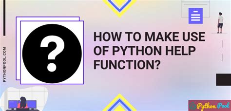 Image result for Help Function Python