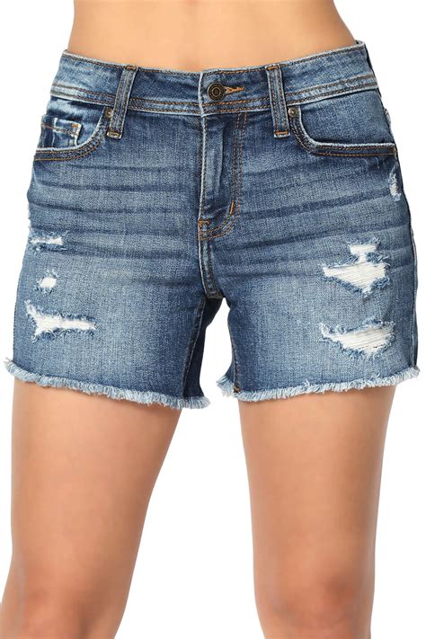 Image result for Distressed Denim Shorts