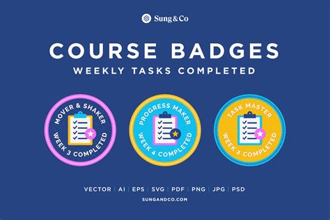 Example Badges for a Course に対する画像結果