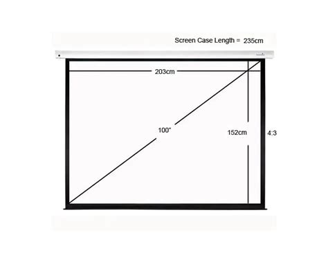 Afbeeldingsresultaten voor Projector Screen Dimensions