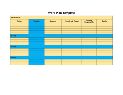 Work Plan Sample PDF に対する画像結果