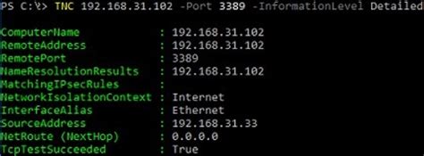 Image result for PowerShell Port Status