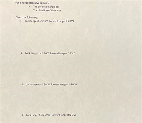 Deflection Angle Horizontal Curve に対する画像結果