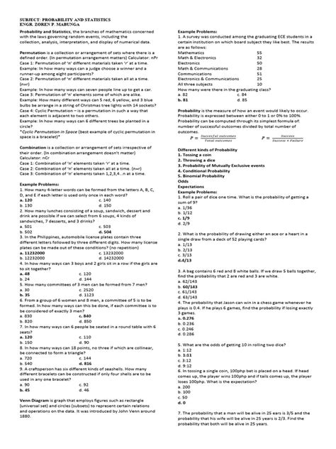 Image result for Probability and Statistics Topics