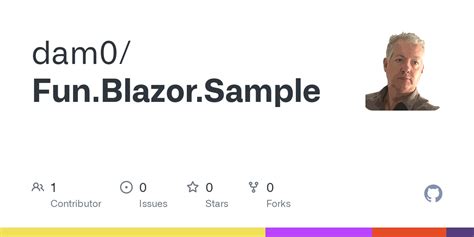 Toradh íomhá ar Blazor Sample Project GitHub
