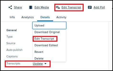 Toradh íomhá ar Editing Transcripts