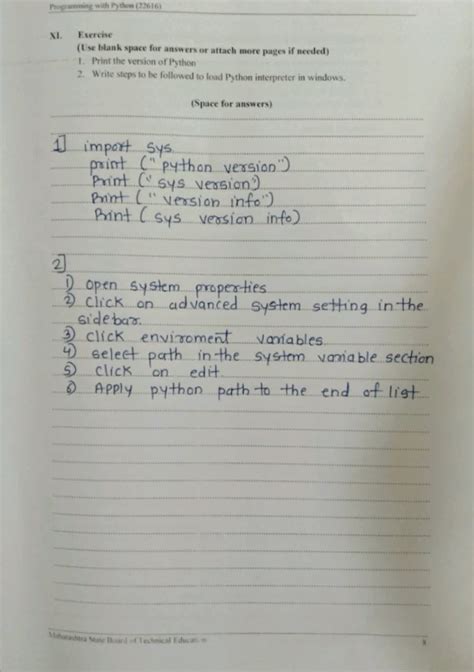 Afbeeldingsresultaten voor Python Lab Manual with Answers