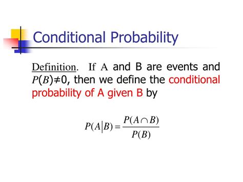 Image result for Conditional Probability Formul Prooof