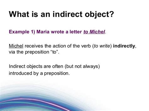 Image result for Indirect-Object Simple Definition