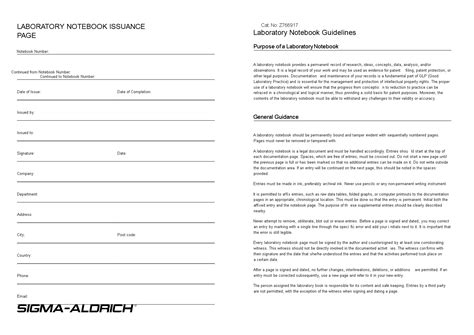 Image result for Lab Notebook Sheets