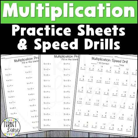 Multiplication Drill Worksheets に対する画像結果