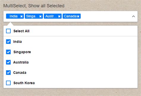 Toradh íomhá ar Material Design Multi-Select Drop Down
