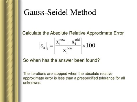 Image result for Gauss-Seidel Method with Example