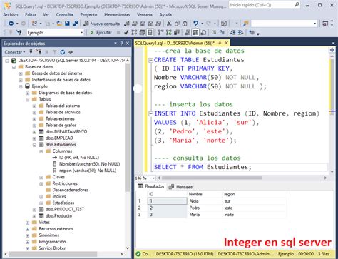 Image result for SQL Code of Int