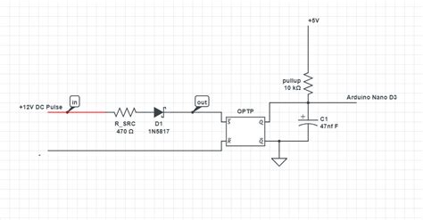 Image result for Arduino Optocoupler Input Pull Up
