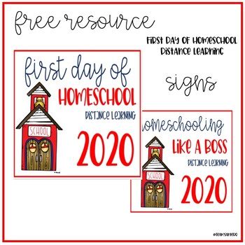 Image result for Free First Day of Remote Learning Signs