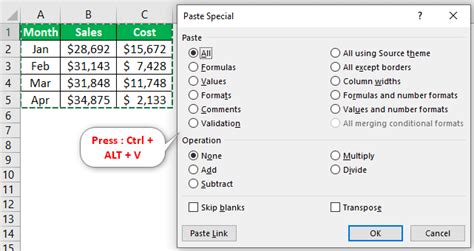 Image result for Format Paste Shortcut Excel