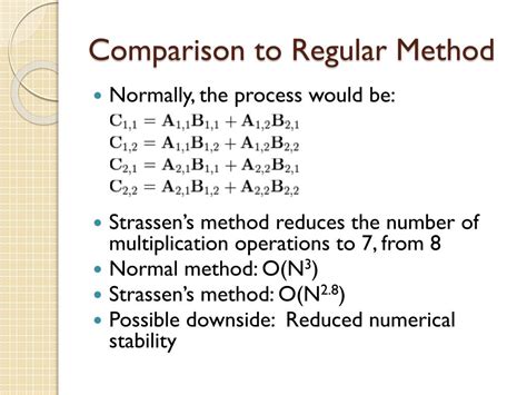 Strassen's Matrix Multiplication Example に対する画像結果