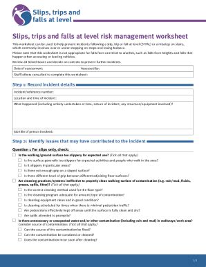 Toradh íomhá ar Slip and Fall Intake Form