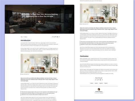 Image result for Blog Post Page Design