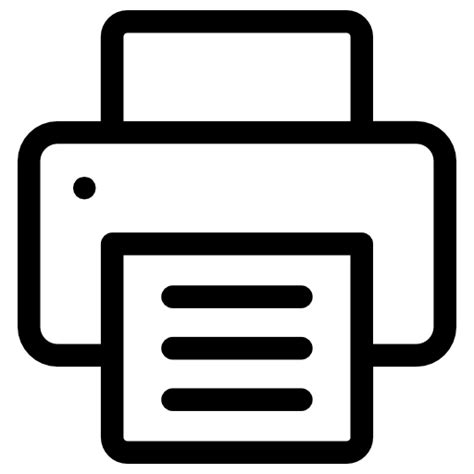 Toradh íomhá ar Printer Icon Transparent Background Image