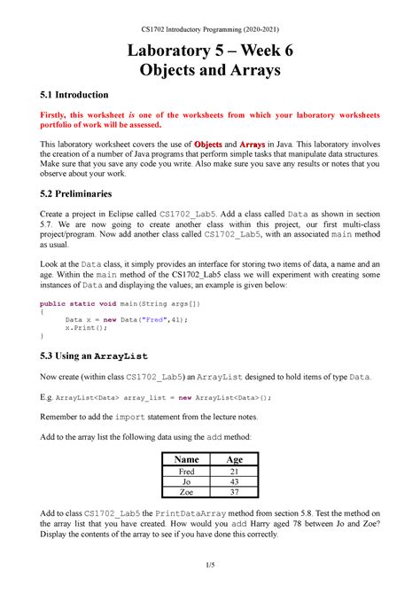 Image result for Array Meaning in Lab