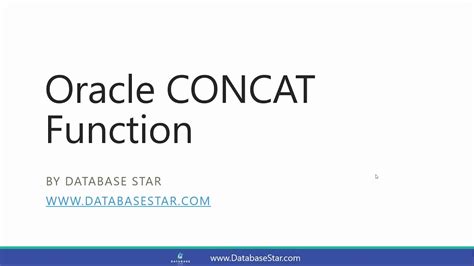 Image result for Oracle SQL Concat Function with Space