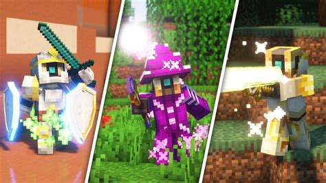 This Mod Series adds RPG Classes to Minecraft - YouTube