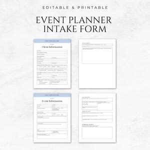 Image result for Event Security Intake Form