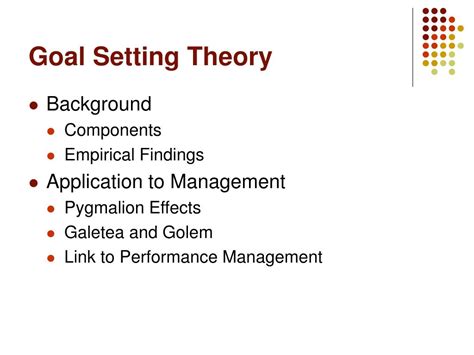Image result for Examples of Goal Setting Theory