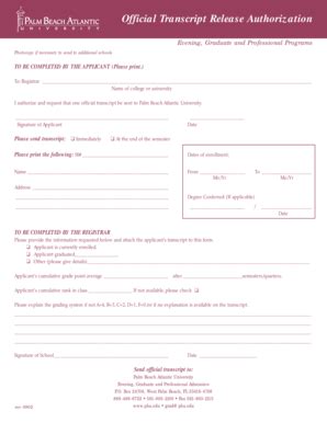 Image result for Release of Authorization Transcript DocuSign Form