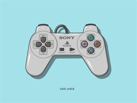 Image result for PS1 Controller Vector