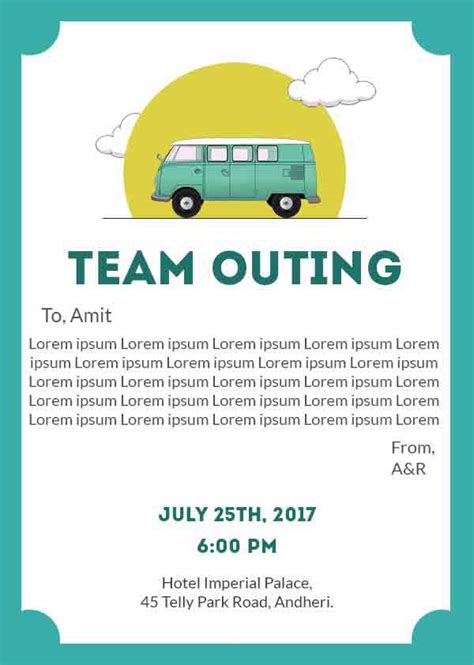 Image result for Team Bonding Activity Invitation Template