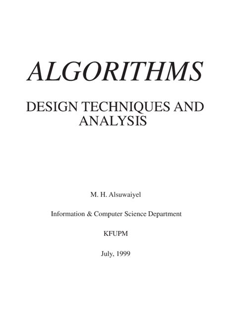 Toradh íomhá ar Alsuwaiyel Algorithm Design