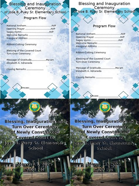 Student Inauguration Program Sample に対する画像結果