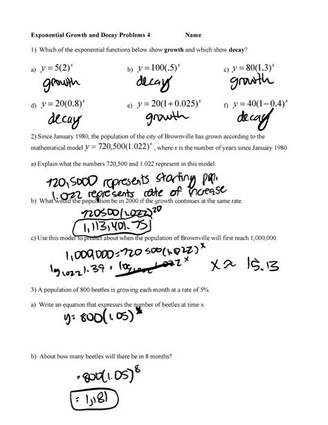 Exponential Growth Practice Problems に対する画像結果