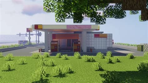 Image result for Shell Gas Station Minecraft Sign