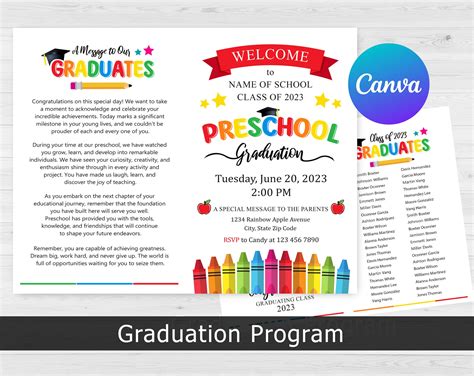 Toradh íomhá ar Preschool Graduation Ceremony Program Sample