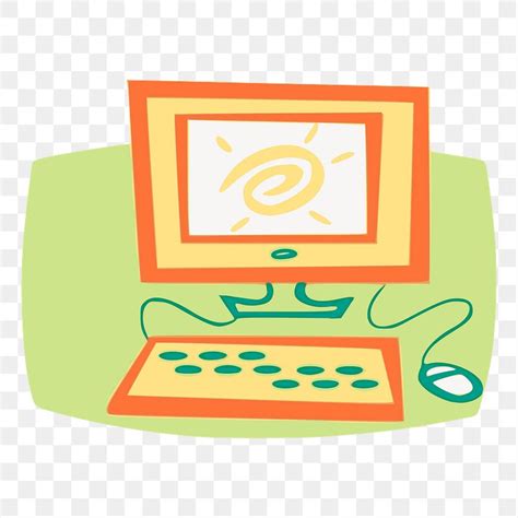 Image result for Frame Computer Cartoon PNG